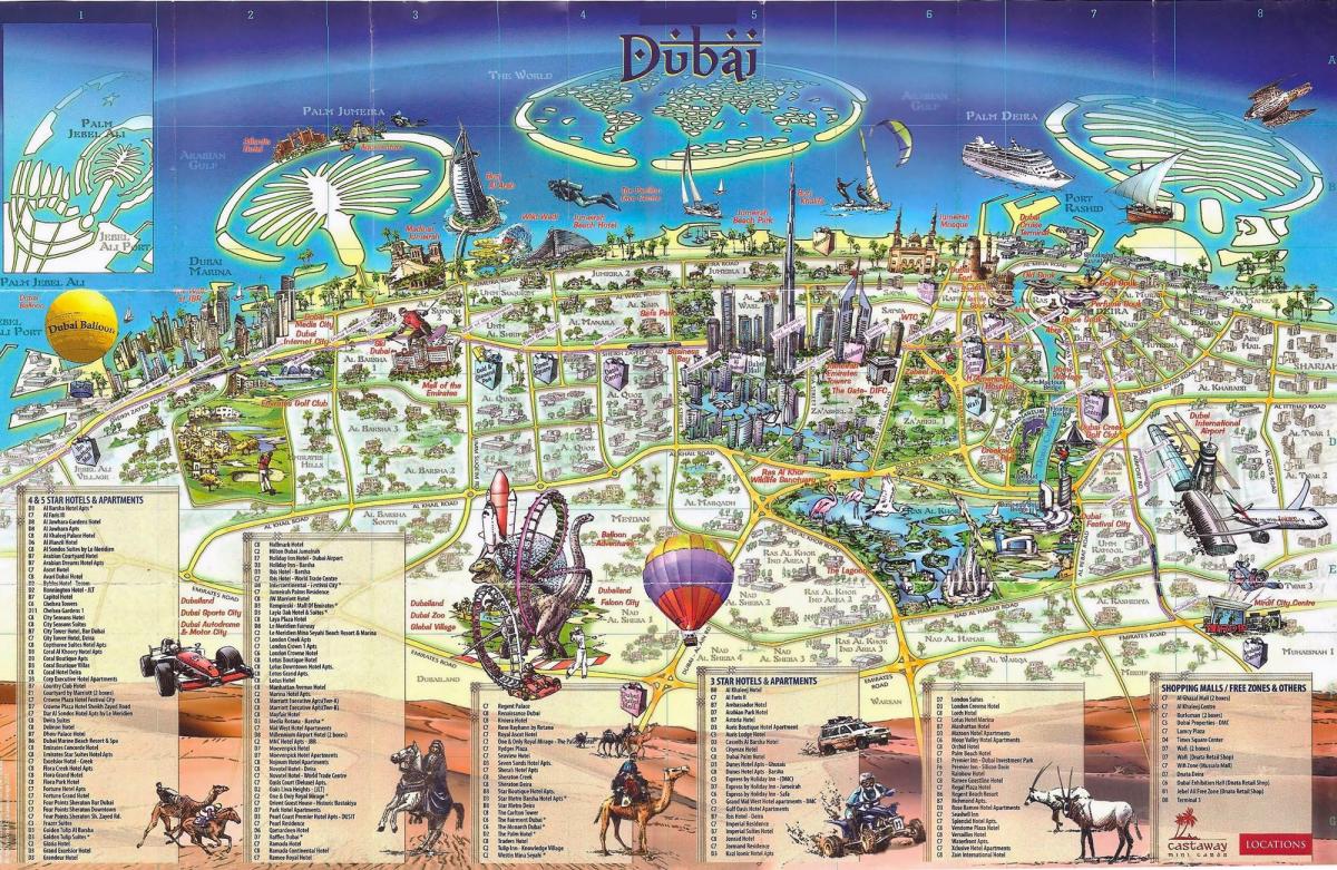 3d mapa Dubai