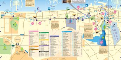 Mapa Dubai city centre