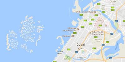 Karama v Dubaj mapě