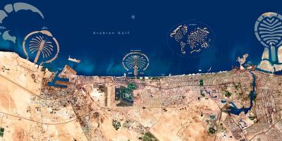 Satelitní mapa Dubai