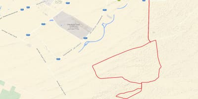 Al-Qudra cyklostezka mapa umístění