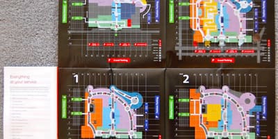 Dubai mall mapě