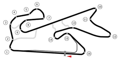 Mapa Dubaj autodrom