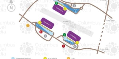 Dubaj mapa terminálu