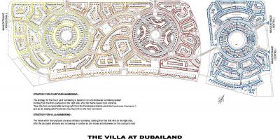 Vila Dubaj mapa umístění